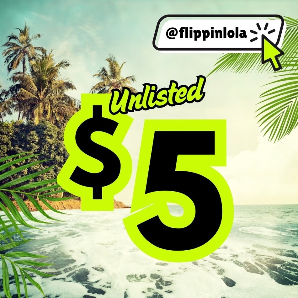 $5 LISTING FOR POSH SHOW